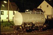1987-000006 Sundern Übung der Feuerwehr Sundern an einem Kesselwagen im Bahnhof.