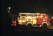 1987-000007 Sundern Übung der Feuerwehr Sundern an einem Kesselwagen im Bahnhof.