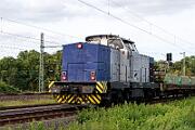 2024-08-21-026 Dortmund Somborn Eigentlich hatte ich gehofft, mehr Güterzüge wegen Sperrung der Glückauf-Bahn in Dortmund-Somborn zu sehen. Nur ein Gz kam aus Richtung Witten. 293 515