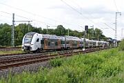 2024-08-21-006 Dortmund Somborn Eigentlich hatte ich gehofft, mehr Güterzüge wegen Sperrung der Glückauf-Bahn in Dortmund-Somborn zu sehen. Nur ein Gz kam aus Richtung Witten. 462 022