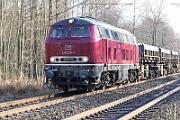 2024-01-18-032 Castrop-Rauxel 215 028. An diesem kalten sonnigen Tag wird der Fernverkehr über Castrop-Rauxel umgeleitet, die Strecke über Bochum war 