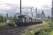2024-09-14-006 Dortmund Hafen Am 14.9.2024 fahren die Hammer Eisenbahnfreunde mit 194 158 und 212 079 nach Cochem. Der Zug hat gerade den Dortmunder Hbf verlassen und rollt Richtung...