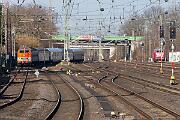2025-03-08-006 Dortmund Mengede Sonderzug mit 218 137 nach Winterberg.