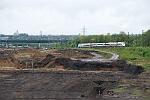 2025-04-18-016 Dortmund Hafen 412 233, ICE-Werk-Baustelle am Hafen.
