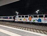 2025-02-10-015 Dortmund Hbf Am Abend fährt der RE 3 erneut. Dieses Mal schiebt 110 469.