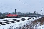 2025-01-10-018 Dortmund Somborn Schnee in Dortmund: 101 135 mit EC 9 nach Zürich.