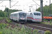 2025-07-10-031 Bochum Ehrenfeld IC 2157 mit der neuen Werbelok 101 127 auf dem Weg nach Gotha. Der erste Einsatz für die neu beklebte Lok.