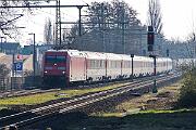 2025-03-08-014 Dortmund Mengede 101 134 mit EC 9, aktuell umgeleitet über Mengede.