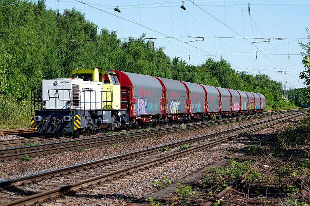 2025-05-01 Bahnbetrieb in Bochum-Riemke