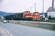 1986-22-023 Arnsberg Hüsten RLG Streckenbereisung mit D 66 und WLE Wagen 2311 nach Arnsberg und Sundern.