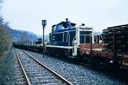 1987-36-019 Finnentrop Fretter Abbau der Bahnstrecke Eslohe - Serkenrode, hier bei Fretter mit 261 622.