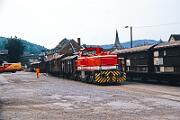 1987-41-013 Sundern D 66 rangiert im Bahnhof Sundern.