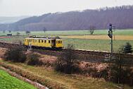 1990-78-094 Arnsberg Tunnelmesswagen 712 001 ist im Sauerland unterwegs