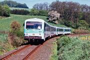 1990-x005161 Schmallenberg Sonderfahrt mit 628 330 und 628 349 durchs Sauerland.