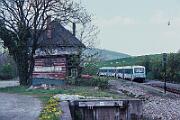 1990-x005177 Winterberg Siedlinghausen Sonderfahrt mit 628 330 und 628 349 durchs Sauerland.