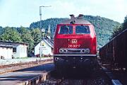 1990-x005561 Willingen Auch 218 307 ist eine Leih-Lok beim BW Hagen.