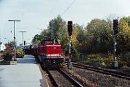 1990-x005625 Lippstadt WLE 30 mit leerem Zug auf der Rückfahrt nach Warstein.