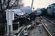 1991-x005738 Ahlen Vorhelm Zugunglück in Ahlen-Vorhelm.