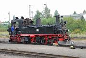 2009-102064 Radebeul 99 564 wird vorbereitet und fährt dann nach Moritzburg.