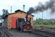 2009-102074 Radebeul 99 564 wird vorbereitet und fährt dann nach Moritzburg.