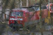 2018-04-07-676 Leverkusen Opladen Beim Bender in Leverkusen: 120 135, 120 156, 143 343, 143 557 und 143 863 warten auf ihr Ende.
