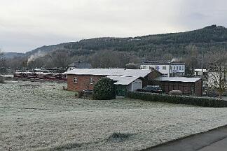 2019-12-01-018 Sundern Stemel Schienenbus-Sonderzug, bestehend aus 796690, 796802, 996299, 996309, 996748, auf der Röhrtalbahn.