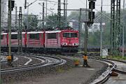 2020-07-16-018 Leverkusen Opladen 156 004 und 203 119 bringen 155 020, 155 023, 155 028, 155 031, 155 033, 155 037, 155 038, 155 048, 155 082, 155 085 und 155 135 zum Bender.