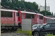 2020-07-16-057 Leverkusen Opladen 156 004 und 203 119 bringen 155 020, 155 023, 155 028, 155 031, 155 033, 155 037, 155 038, 155 048, 155 082, 155 085 und 155 135 zum Bender.