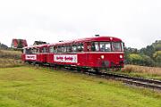 2021-10-17-070 Süderbrarup 798 308 und 798 309 der Angelner Dampfeisenbahn auf Sonderfahrt.