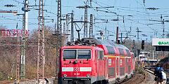 2022-02-27-053 Bochum Ehrenfeld 111 191 und 111 194 als Ersatzzug