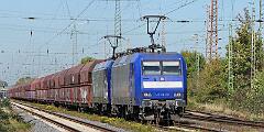 2022-10-12-077 Ratingen Lintorf 145 097 (vorne) und 145 008