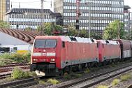 2023-10-06-007 Düsseldorf Rath 152 061 (vorne) und 152 029 (hinten)