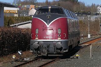 2025-02-01-019 Winterberg Sonderfahrt mit den Hammer Eisenbahnfreunden nach Winterberg. V200 033
