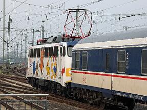 2025-02-10-010 Dortmund Hbf 110 469 mit TRI-Ersatzzug als RE 11