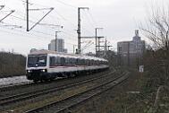 2025-02-11-002 Dortmund Hafen 110 469 mit TRI-Ersatzzug als RE 11
