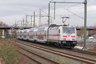 2025-03-12-014 Dortmund Hafen 146 582 schiebt IC2