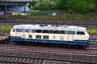 2025-04-18-006 Dortmund Marten Süd 218 466 im Bauzugdienst.