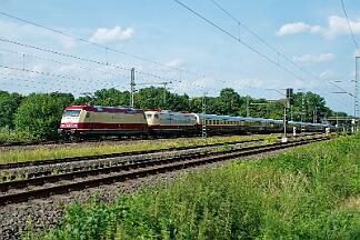 2025-06-18-002 Dortmund Somborn 101 001 und 103 245 von Stralsund nach Koblenz.