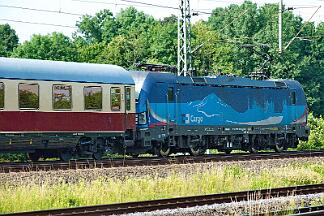 2025-06-18-006 Dortmund Somborn 101 001 und 103 245 von Stralsund nach Koblenz. 363 001 aus Tschechien schiebt nach.