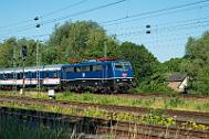 2025-07-01-002 Dortmund Somborn 111 054 mit RE 11 nach Hamm.
