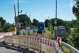 2025-08-17-012 Rieseby Schleibrücke 526 050 ist aus Kiel angekommmen.
