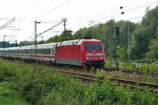 2025-09-08-012 Dortmund Somborn 101 074 mit IC 2157 nach Gera.