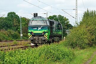 2025-09-08-019 Dortmund Somborn Aixrail 272 407 Lz nach Dortmund.