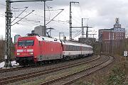 101 002 - 2025-03-12-022 Dortmund Hafen 101 002 mit EC 9 nach Zürich