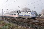 101 057 - 2025-01-19-025 Dortmund Somborn 101 057 schiebt Leergarnitur für IC 2157 nach Köln