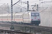 101 057 - 2025-01-19-026 Dortmund Somborn 101 057 schiebt Leergarnitur für IC 2157 nach Köln