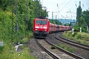 189 823 - 2025-07-14-080 Bonn Mehlem 189 823 und eine unbekannte 189 haben stundenlang in Remagen gewartet.
