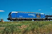247 908 - 2025-08-18-062 Emmelsbüll Lehnshallig 247 908 mit Autozug nach Westerland.