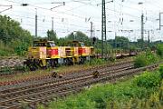 275 835 - 2025-09-10-006 Bochum-Langendreer 275 835 (vorne) und 275 845 (hinten mit leerem Hohenlimburger nach Duisburg.