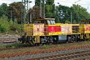 275 835 - 2025-09-10-008 Bochum-Langendreer 275 835 (vorne) und 275 845 (hinten mit leerem Hohenlimburger nach Duisburg.